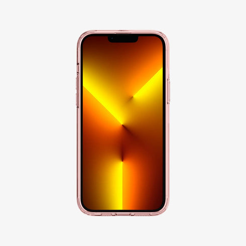 ACS03204 - iPhone 13 Pro Max Case Ultra Hybrid in crystal clear showing the back